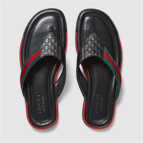 gucci thong sandals men's